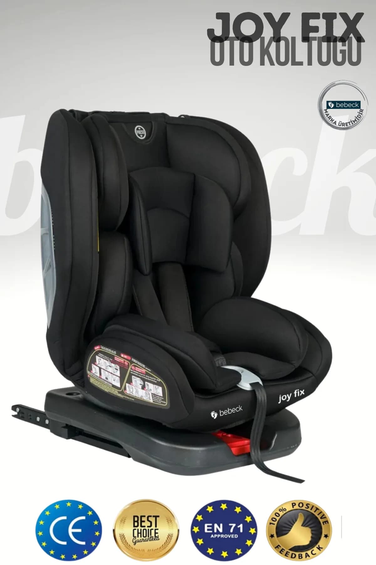 Bebeck Joy Fix 0-36 kg 360° Isofixli Oto Koltuğu