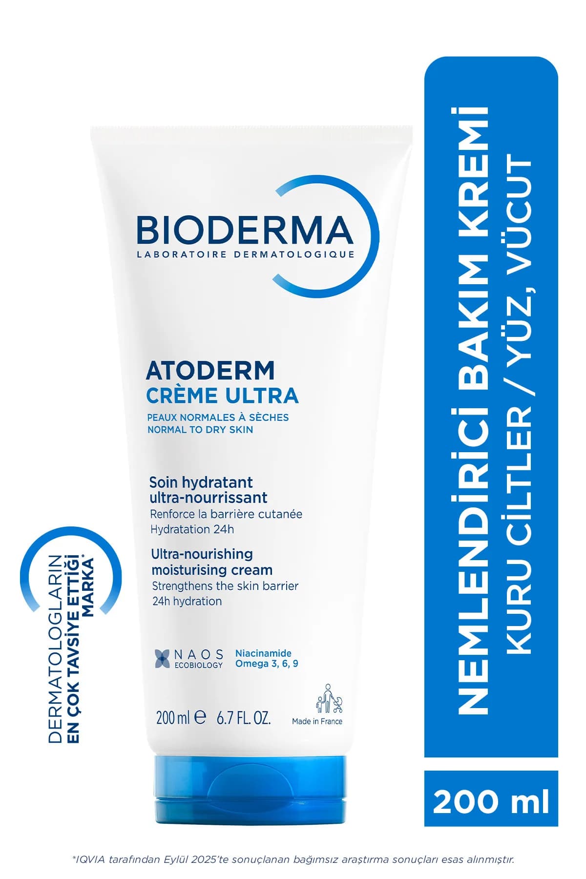 Bioderma Atoderm Cream Ultra Nemlendirici Krem 200 ml