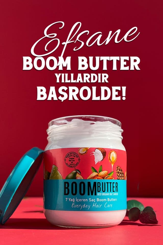 Boom Butter 7 Yağ İçeren Besleyici Saç Bakım Yağı 190 ml