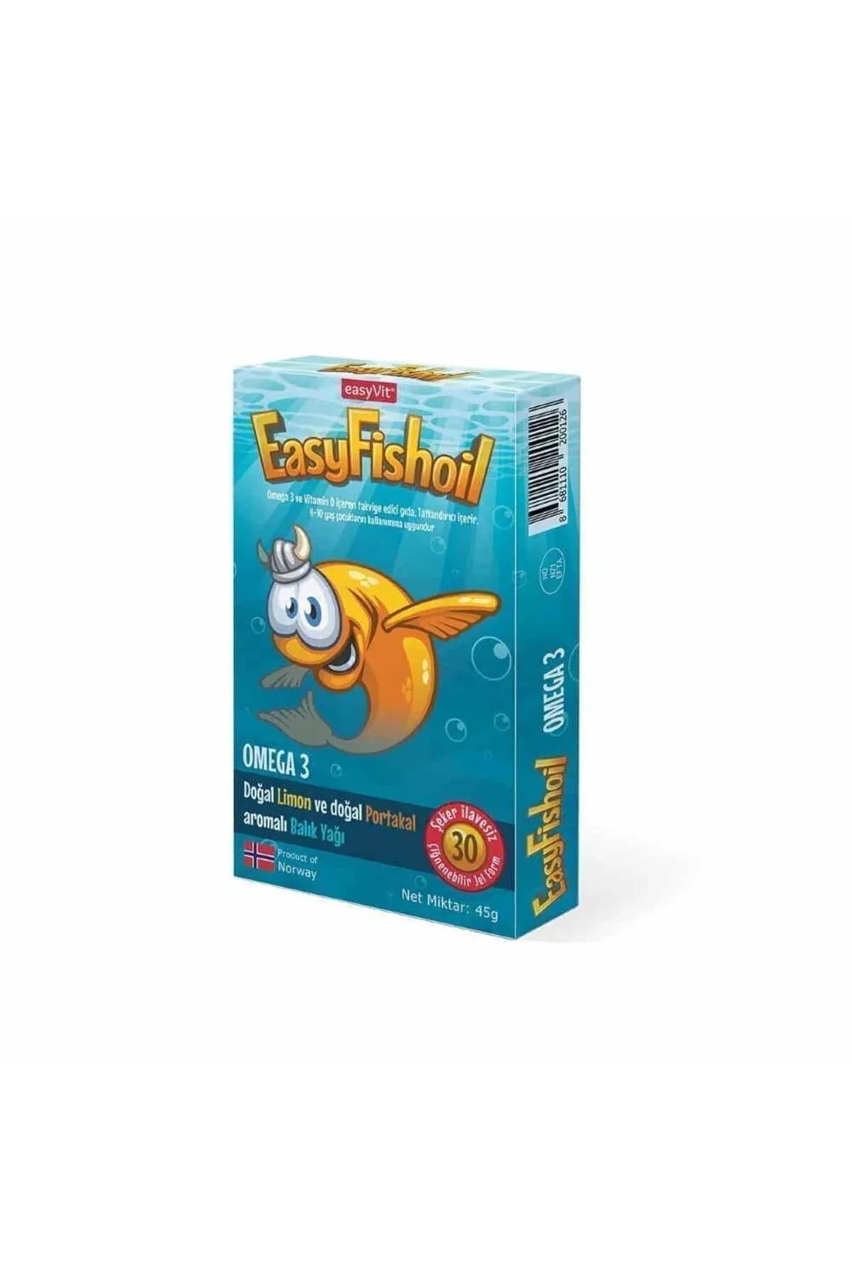 EasyFishoil Omega 3 Çiğnenebilir 30 Jel