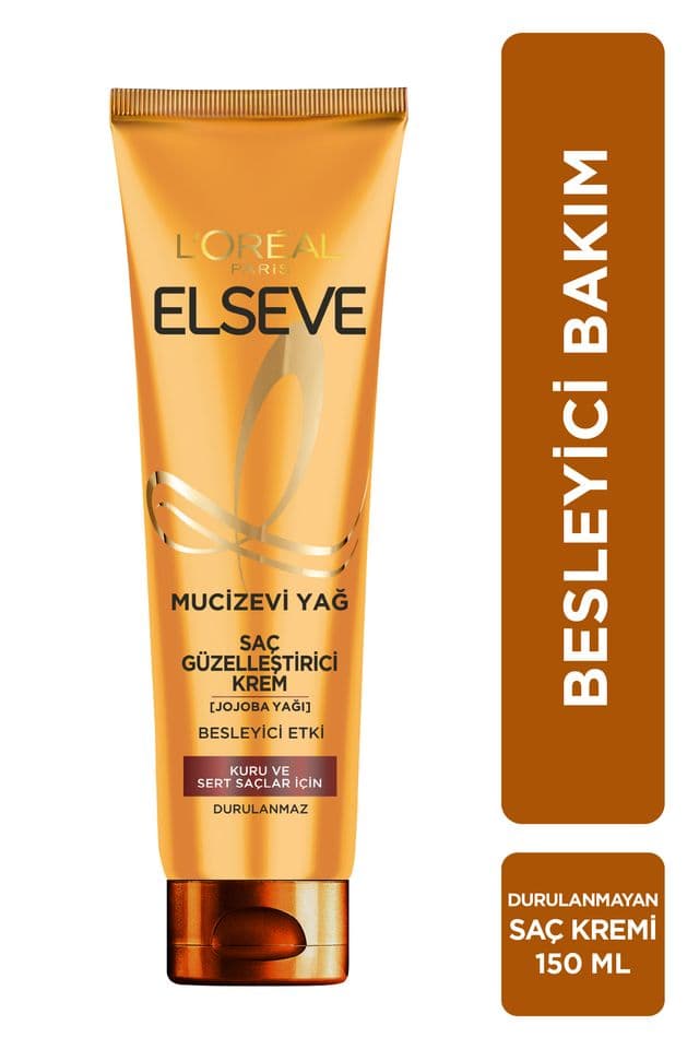 Elseve Mucizevi Yağ Kuru ve Sert Saçlar İçin Besleyici Krem 150 ml