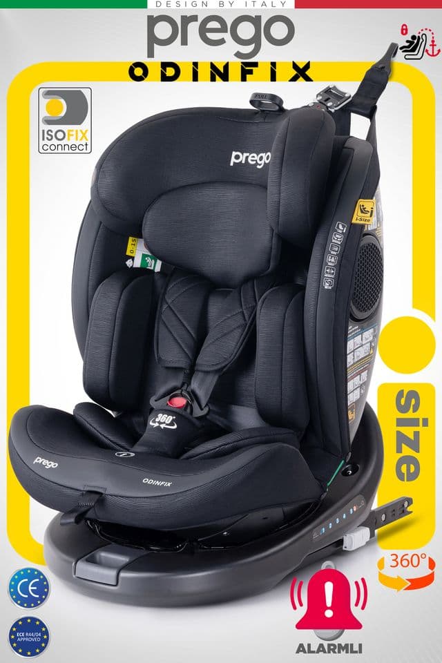 Prego Odinfix Alarmlı 360° i-Size Oto Koltuğu
