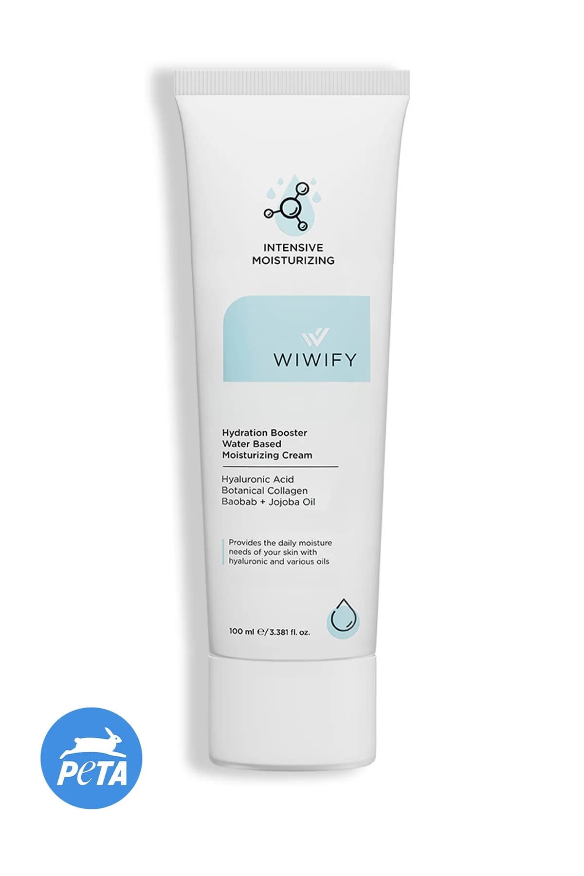 Wiwify Su Bazlı Yoğun Nemlendirici Yüz Kremi 100 ml