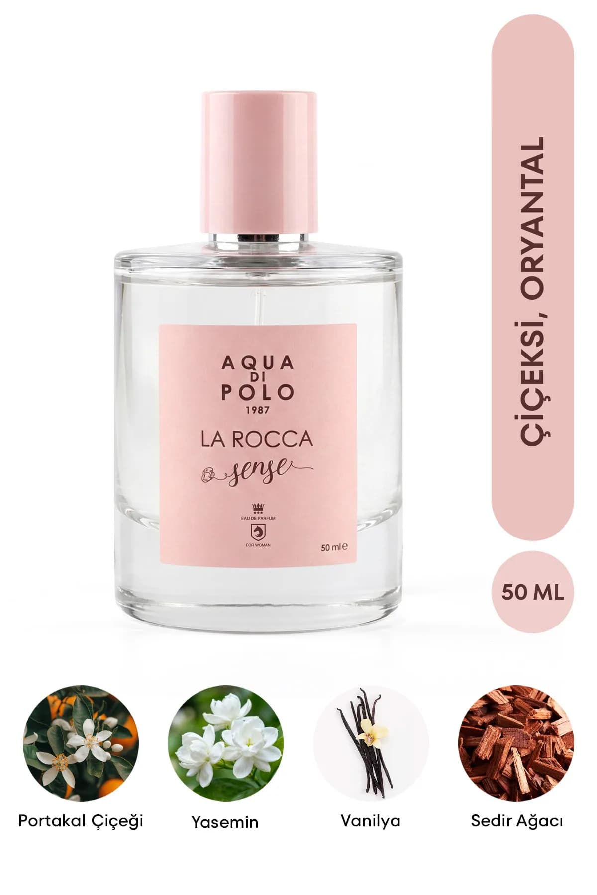 Aqua Di Polo 1987 La Rocca Sense EDP Kadın Parfüm 50 ml