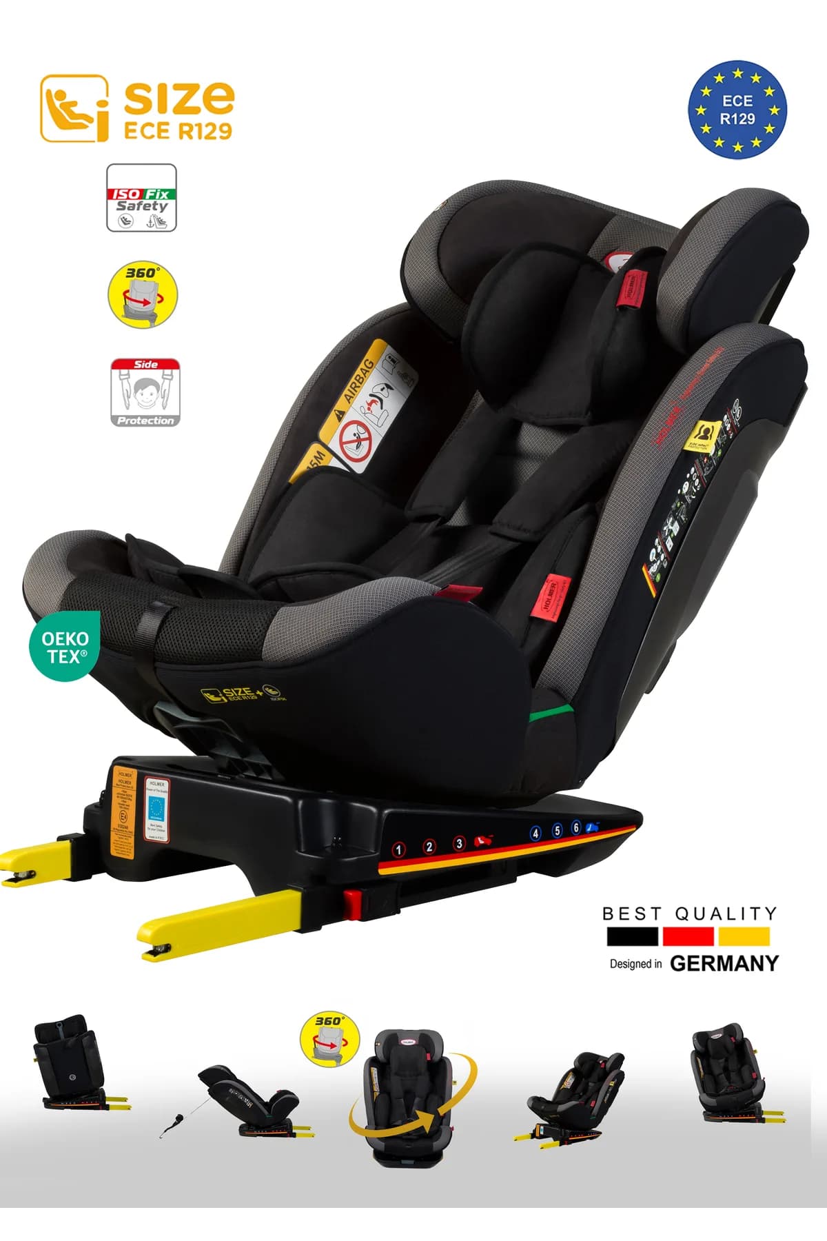 Holmer Kids Maxi Protect Aero 3D 360° 0-36 kg Oto Koltuğu