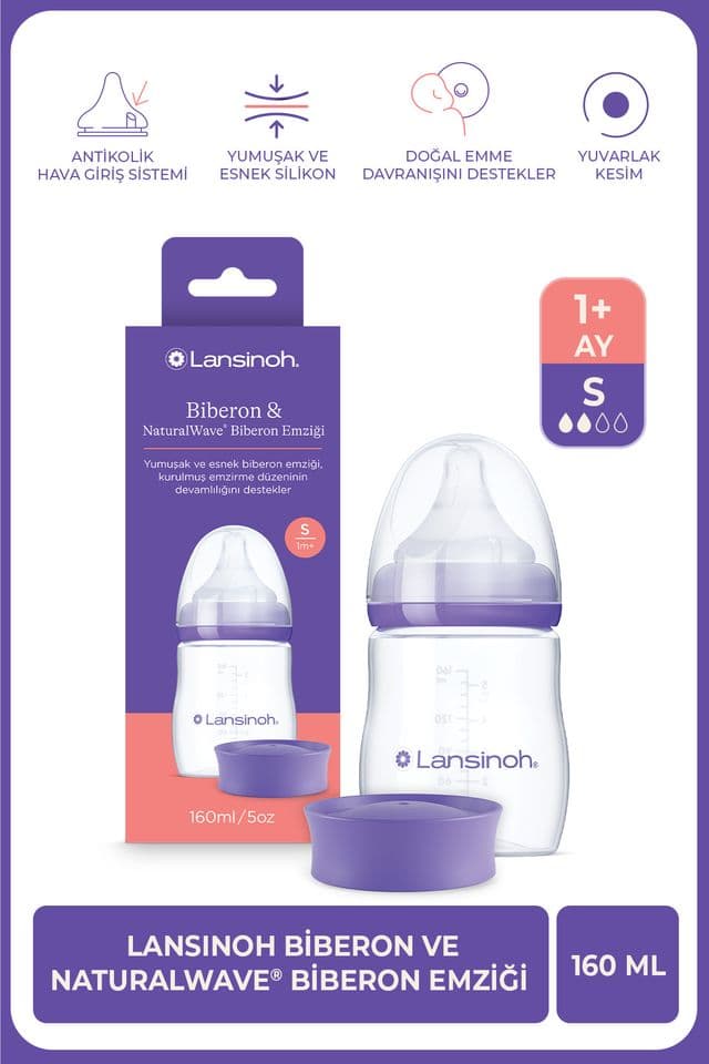 Lansinoh NaturalWave Emzikli Biberon 160 ml