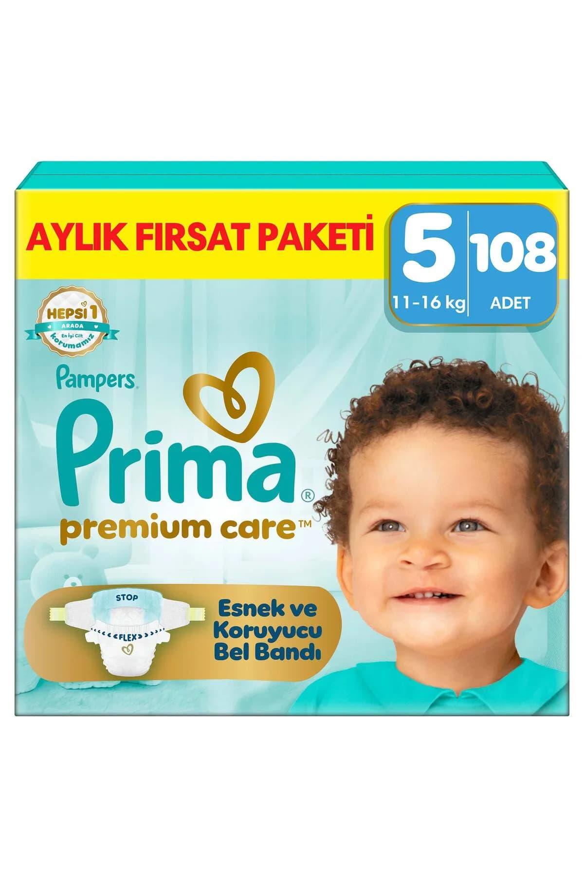 Prima Premium Care Bebek Bezi 5 Numara 108 Adet