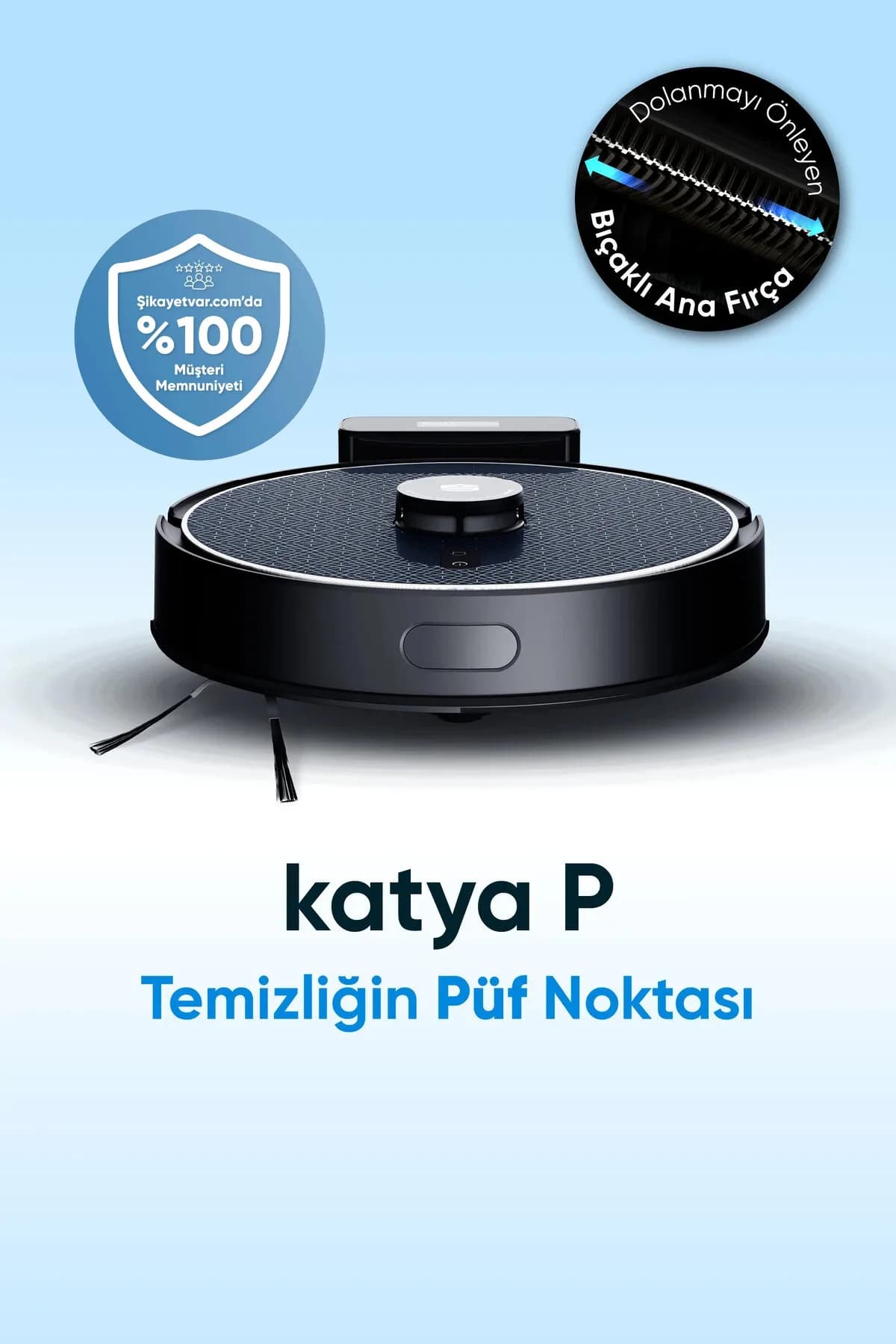 Şımart Katya P Akıllı Robot Süpürge