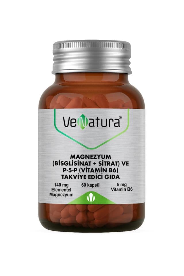 VeNatura Magnezyum Bisglisinat ve Sitrat 60 Kapsül